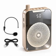 INSMART 20W Voice Amplifier for Teachers with Wired Microphone, Bluetooth 5.3, 25H Battery, DSP Noise Reduction