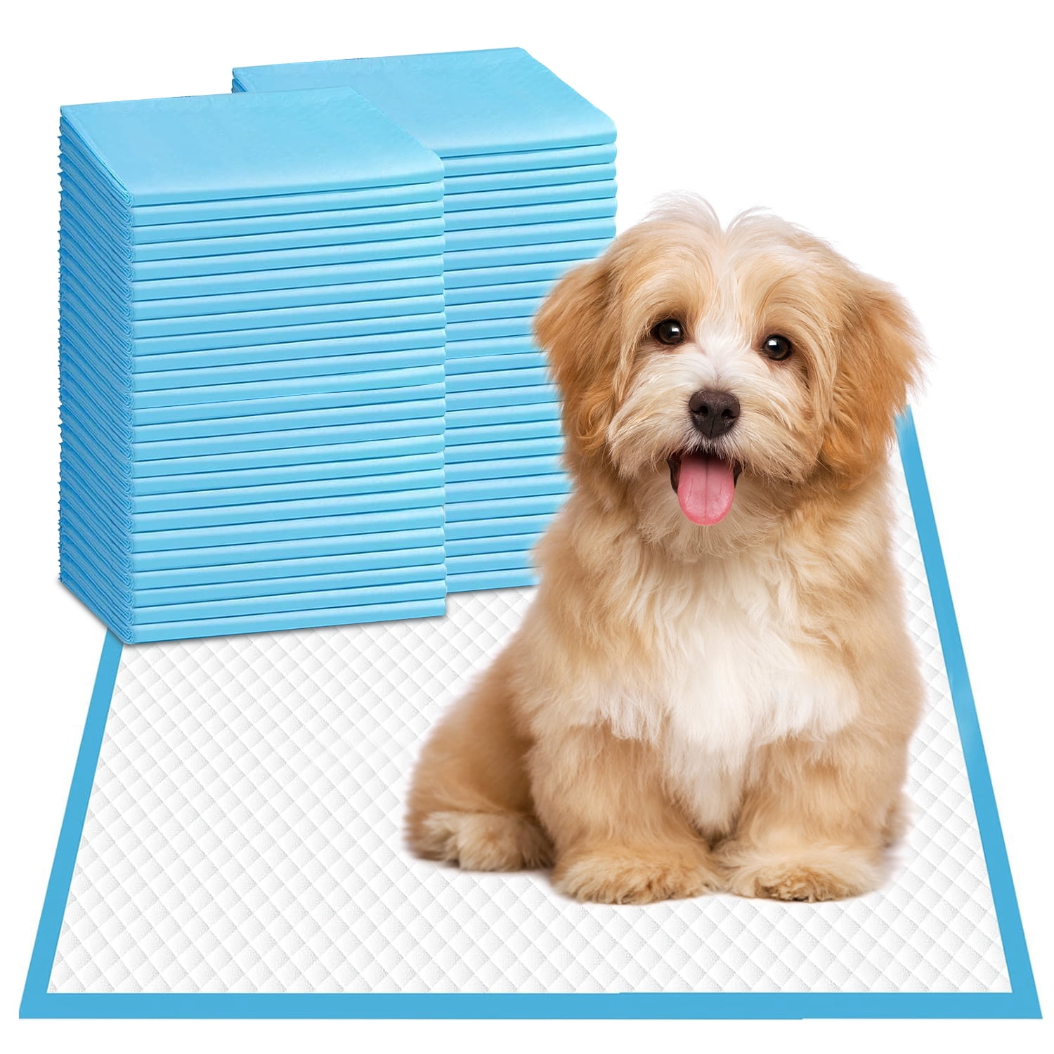 INSMART Extra Absorbent Bulk Puppy Pads for Dogs, Large 18 in x 24 in