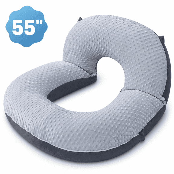 INSMART Reading Pillow, Foldable Back Pillow for Bed and Couch, Gaming Pillow for Adults