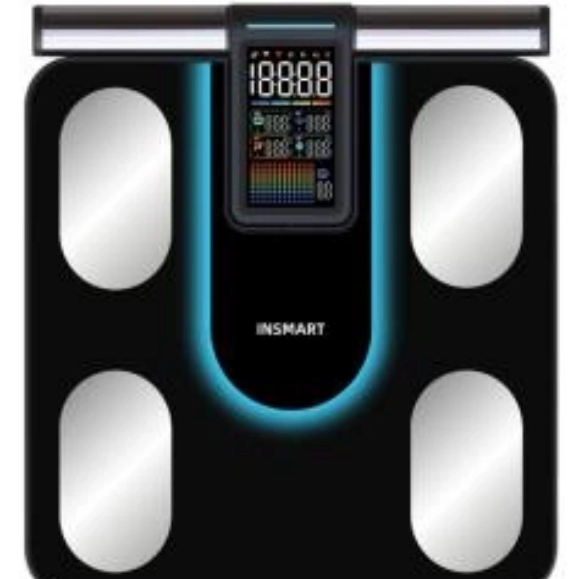 INSMART Scale for Body Weight, 8 Electrode Body Fat Scale, 51 Body Data ...