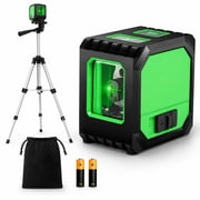 INSMART Self Leveling Laser Level 100Ft Green Beam Cross Line Laser IP54 for Picture Hanging Home DIY with Carry Bag
