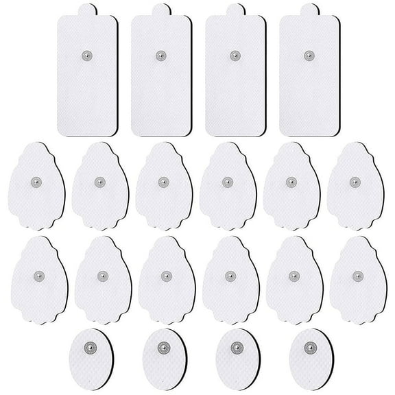 INSMART TENS Unit Replacement Pad, 40Pcs Reusable TENS Electrode Pads for EMS, Pain Relief
