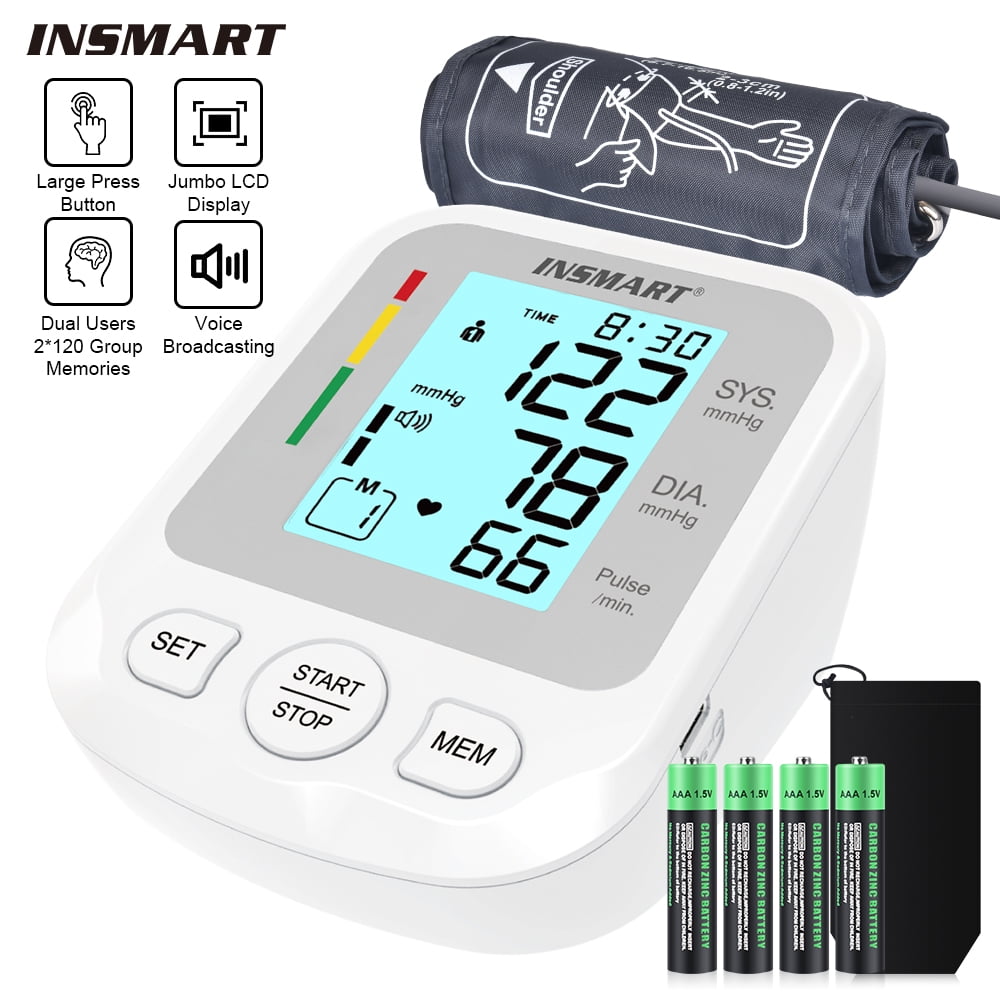 INSMART Blood Pressure Cuff, Upper Arm Blood Pressure Monitor BP