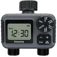 thumbnail image 1 of INSOMA 2-Zone Programmable Garden Hose Timer, Auto/Manual/Rain Delay Modes, 1 of 8