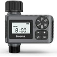 thumbnail image 1 of INSOMA Outdoor Garden Hose Faucet Timers 1-Zone, Programmable Water Sprinkler Timer with Rain Delay, Manual, Automatic Drip Irrigation, 1 of 8