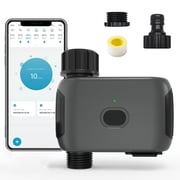 INSOMA Smart WiFi Watering Timer, with APP Control, Rain Delay, IP55 Waterproof Sprinkler Timer for Lawn, Garden, Greenhouse, 3/4 Faucet