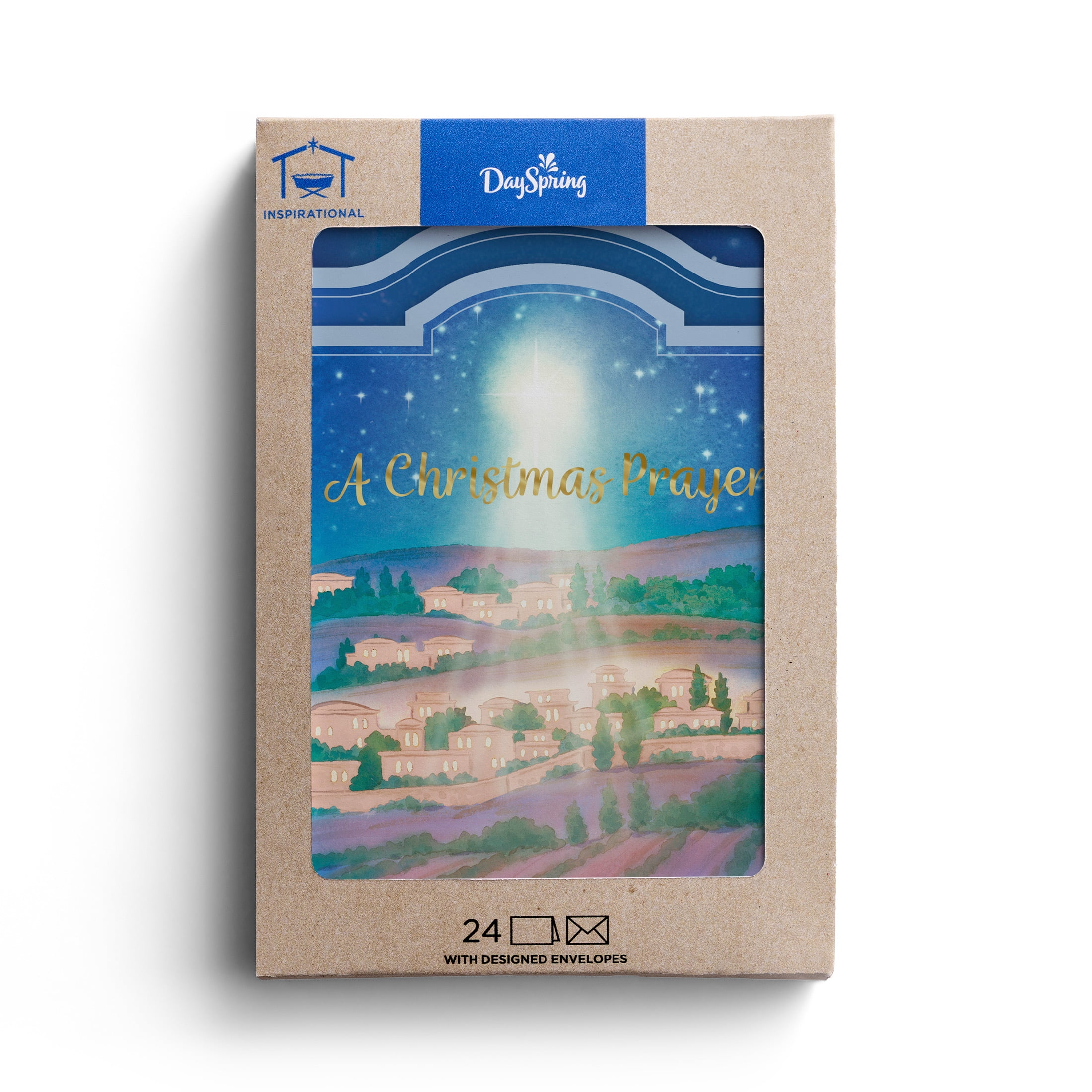 2025 DaySpring - A Christmas Prayer - 24 Christmas Cards, Boxed Cards, NRSV