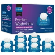 INSPIRE Adult Wet Wipes for Incontinence & Cleansing, 8"x12" (500CT (10 Packs of 50)) XL