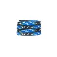 thumbnail image 1 of INSPIRE CHIC 1 Pair Blue Flat Shoe Laces for Sneakers, 0.31 Soft Shoelaces Shoestrings for Casual Hiking Shoes Black Blue 120cm/47.2", 1 of 4