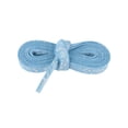 thumbnail image 1 of INSPIRE CHIC 1 Pair Paisley Flat Shoe Laces for Sneakers, 0.31'' Soft Shoelaces Shoestrings for Casual Hiking Shoes Light Blue 02（Glow-in-the-dark） 140cm/55.1", 1 of 5