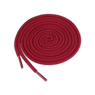 INSPIRE CHIC Outdoor Round Shoelaces Sporting Shoe Laces Shoestrings for Hiking Boots 2 Pairs Red 70cm/27.55'