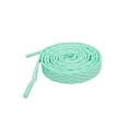 thumbnail image 1 of INSPIRE CHIC 2 Pairs Flat Fat Shoe Laces for Sneakers, 0.51'' Wide Soft Shoelaces Shoestrings for Casual Hiking Shoes Mint Green 90cm/35.4", 1 of 4