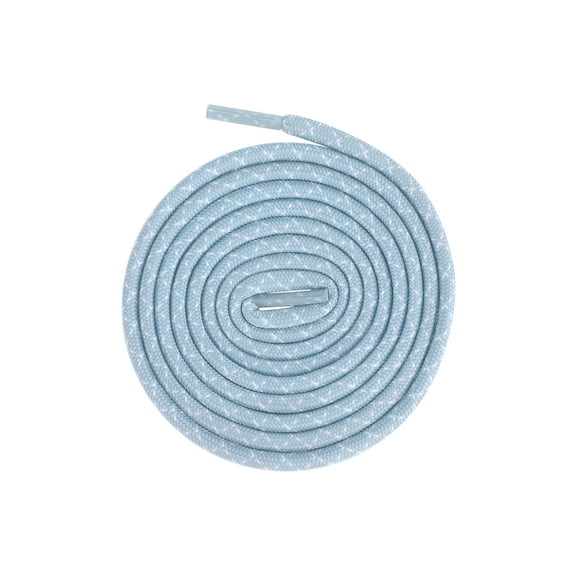 INSPIRE CHIC 2 Pairs Round Cross Shoelaces, Non-Slip Heavy Durable Outdoor Climbing Hiking Shoe Laces Shoestrings Light Blue 100cm/39.4"