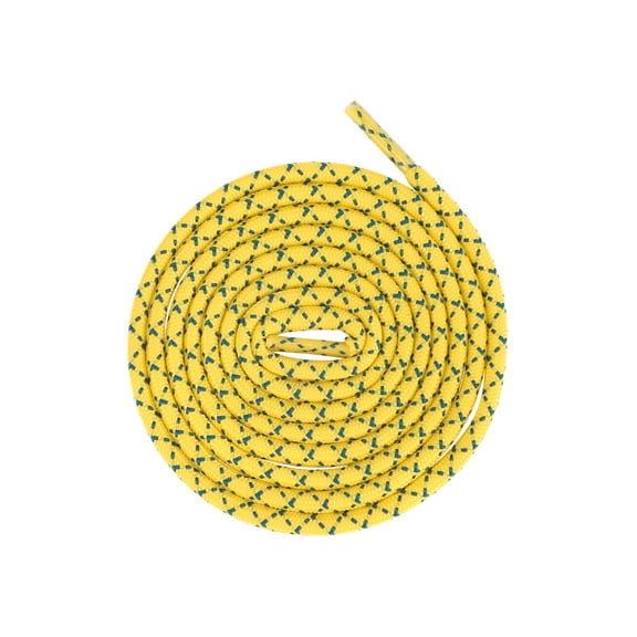 INSPIRE CHIC 2 Pairs Round Cross Shoelaces, Non-Slip Heavy Durable Outdoor Climbing Hiking Shoe Laces Shoestrings Yellow 100cm/39.4"