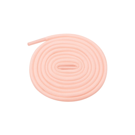 INSPIRE CHIC 2 Pairs Round Shoe Laces, Glow in the Dark Shoelaces Shoestrings for Casual Sneakers Hiking Shoes Light Pink 160cm/63.0"
