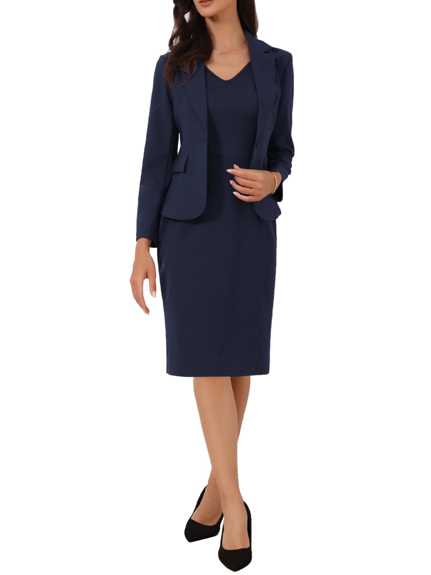 women's tunic dress Coolibar Women's Navy/White Stripe Tunic Dress, UPF 50+,  Sleeve, Side Seam Vents for Women