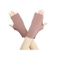 thumbnail image 1 of INSPIRE CHIC Fingerless Fleece Gloves Lightweight Warm Wrist Cover Short Arm Warmers One Size Dusty Rose, 1 of 6