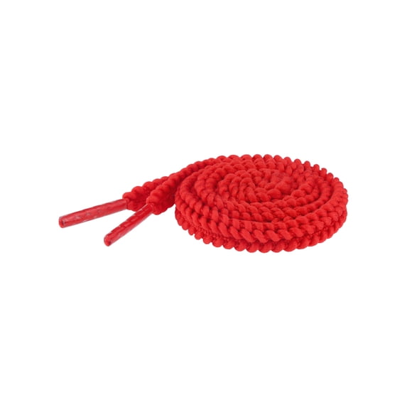 INSPIRE CHIC Flat Colorful Shoelaces Work Boot Laces Fashion Shoe Laces 2 Pairs Red 120cm/47.24"