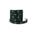 thumbnail image 1 of INSPIRE CHIC Flat Shoelaces Colored Star Patterned Printed Shoe Laces for Sneakers Boots Sport Shoes 1 Pair Black-White Star 120cm/47.2", 1 of 4