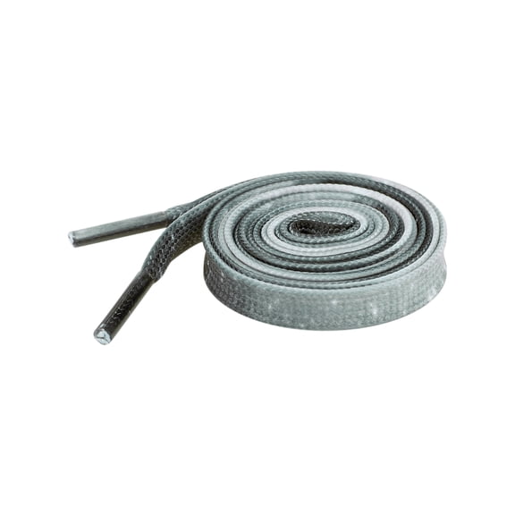 INSPIRE CHIC Gradient Shoe Laces for Sneakers Tie-Dye Flat Shoe Laces Cute Shoe Strings 1 Pair Grey 160cm/63"