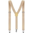 thumbnail image 1 of INSPIRE CHIC Halloween Metal Clamp Y Shaped Adjustable Suspender Clip Braces Khaki Color One Size, 1 of 6