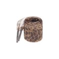 thumbnail image 1 of INSPIRE CHIC Leopard Print Ribbon Shoe Laces Pattern Flat Wide Lace Shoelaces for Sneakers Brown 140×2.5cm/55.1"×1", 1 of 7