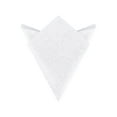 thumbnail image 1 of INSPIRE CHIC Men's Floral Pocket Square Leaf Twist Pattern Handkerchiefs with Trim for Wedding Party White One Size, 1 of 4
