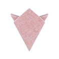 thumbnail image 1 of INSPIRE CHIC Men's Handkerchiefs Tweed Pocket Squares with Embroidered Edge Pink, 1 of 4