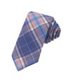 thumbnail image 1 of INSPIRE CHIC Men's Plaid Woven Self-tied Necktie Striped Skinny 2.8" Jacquard for College Graduation Campus Gatherings One Size Color-19, 1 of 6