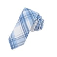 thumbnail image 1 of INSPIRE CHIC Men's Plaid Woven Self-tied Necktie Striped Skinny 2.8" Jacquard for College Graduation Campus Gatherings One Size Color-9, 1 of 6