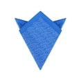 thumbnail image 1 of INSPIRE CHIC Men's Pocket Squares Contrast Color Silky Solid Color Edge Handkerchiefs for Wedding Party One Size Blue, 1 of 4