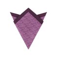 thumbnail image 1 of INSPIRE CHIC Men's Pocket Squares Contrast Color Silky Solid Color Edge Handkerchiefs for Wedding Party One Size Plum, 1 of 4
