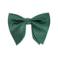 thumbnail image 1 of INSPIRE CHIC Men's Pre-tied Solid Color Satin Bowtie Adjustable Neck Bow Ties for Elegant Wedding One Size Dark Green, 1 of 4