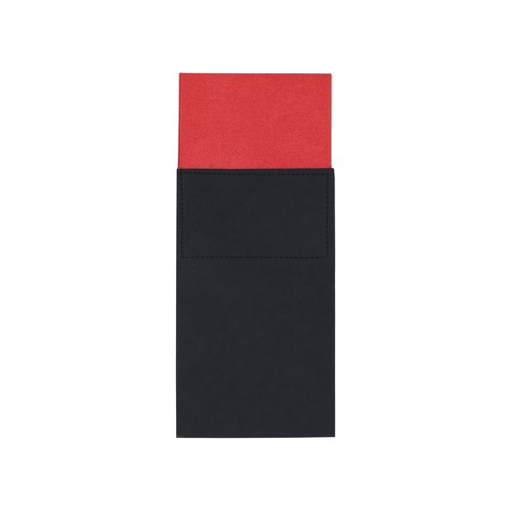 INSPIRE CHIC Father's Day Men's Prefolded Solid Pocket Squares Suit Handkerchief 7.3"x3.1" for Wedding Party Business Red One Size