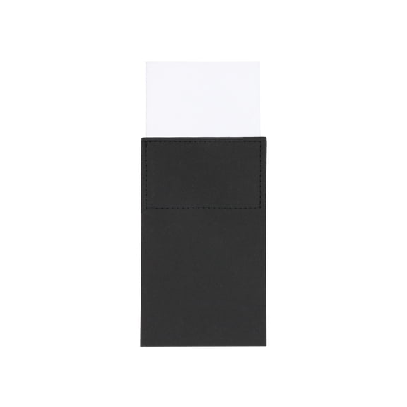 INSPIRE CHIC Men's Prefolded Solid Pocket Squares Suit Handkerchief 7.3"x3.1" for Wedding Party Business White One Size