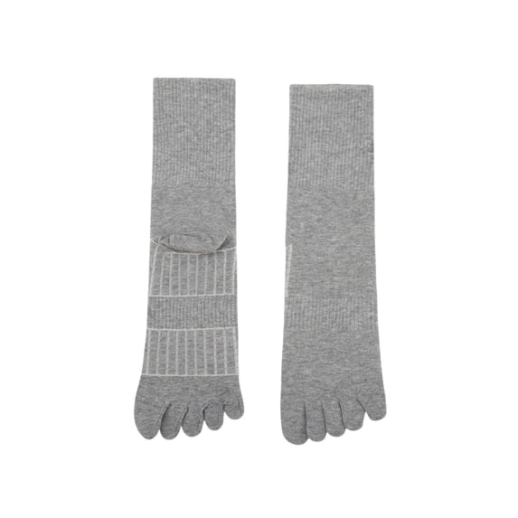 Mid Guy INSPIRE CHIC Men's Toe Socks Non Slip Mid Calf Breathable Cotton Crew ...