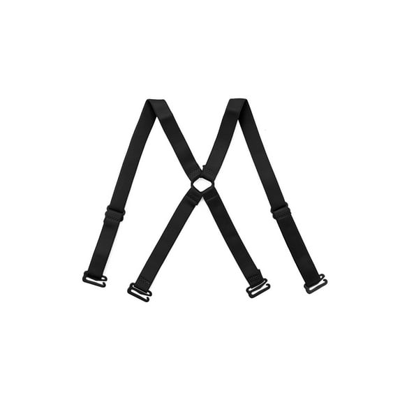 INSPIRE CHIC Non-slip Adjustable Cross Back Underwear Bra Shoulder Straps for Women Black - 12 mm Width