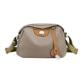 thumbnail image 1 of INSPIRE CHIC Oxford Crossbody Bag for Women Casual Everyday Shoulder  with Adjustable Strap & Zipper Closure Khaki, 1 of 6