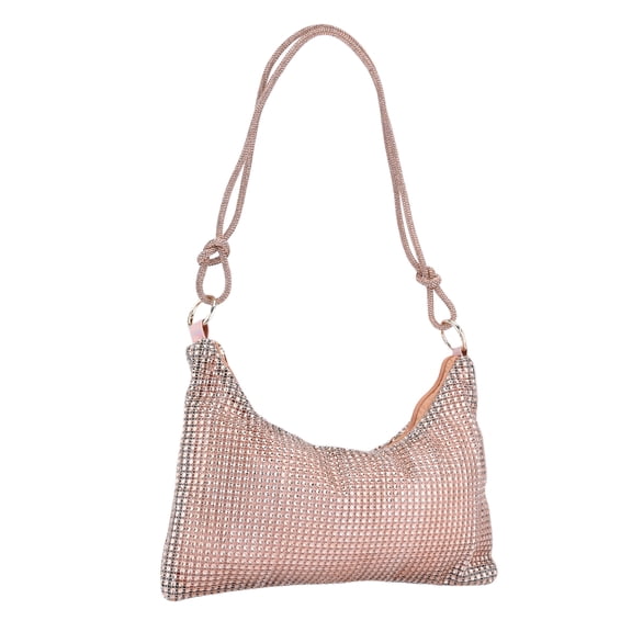 INSPIRE CHIC Rhinestone Clutch Purses Sparkly Evening Shoulder Bag for Women Gold