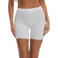 thumbnail image 1 of INSPIRE CHIC Slip Shorts for Under Dresses for Women's Seamless High Waist Tummy Control Butt Lifter Thigh Slimmers S White, 1 of 5