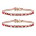 thumbnail image 1 of INSPIRE CHIC Square Rhinestone Buckle Shoe Strap Adjustable Women's Non-Slip High Heel Shoe Retainer Matte Red One Size, 1 of 6