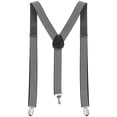 thumbnail image 1 of INSPIRE CHIC Unisex Elastic Y Shape Adjustable Printed Suspenders Black 79 x 2.5cm/31 1/8 x 1 inches, 1 of 5