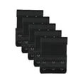 thumbnail image 1 of INSPIRE CHIC Women 5Pcs Strechy Bra Extenders, 2x2/2x3/2x4 Hooks Elastic Back Bra Extension Strap Bra Band Black-2, 1 of 6