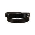 thumbnail image 1 of INSPIRE CHIC Women Exotic Embossed Diamond Pattern Single Pin Buckle Slender Waist Belt 38.3-42.9inches Black, 1 of 6