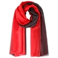 thumbnail image 1 of INSPIRE CHIC Women Gradient Color Satin Scarves, Colorful Lightweight Soft Neckerchief Hijab Head Scarf Wraps Shawl 70.9"x35.4" Gradient-1, 1 of 6