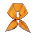 thumbnail image 1 of INSPIRE CHIC Women Houndstooth Skinny Long Scarves, Satin Silky Ribbon Hair Band Neckerchief Neck Scarf 37.4x3.5" Orange, 1 of 6
