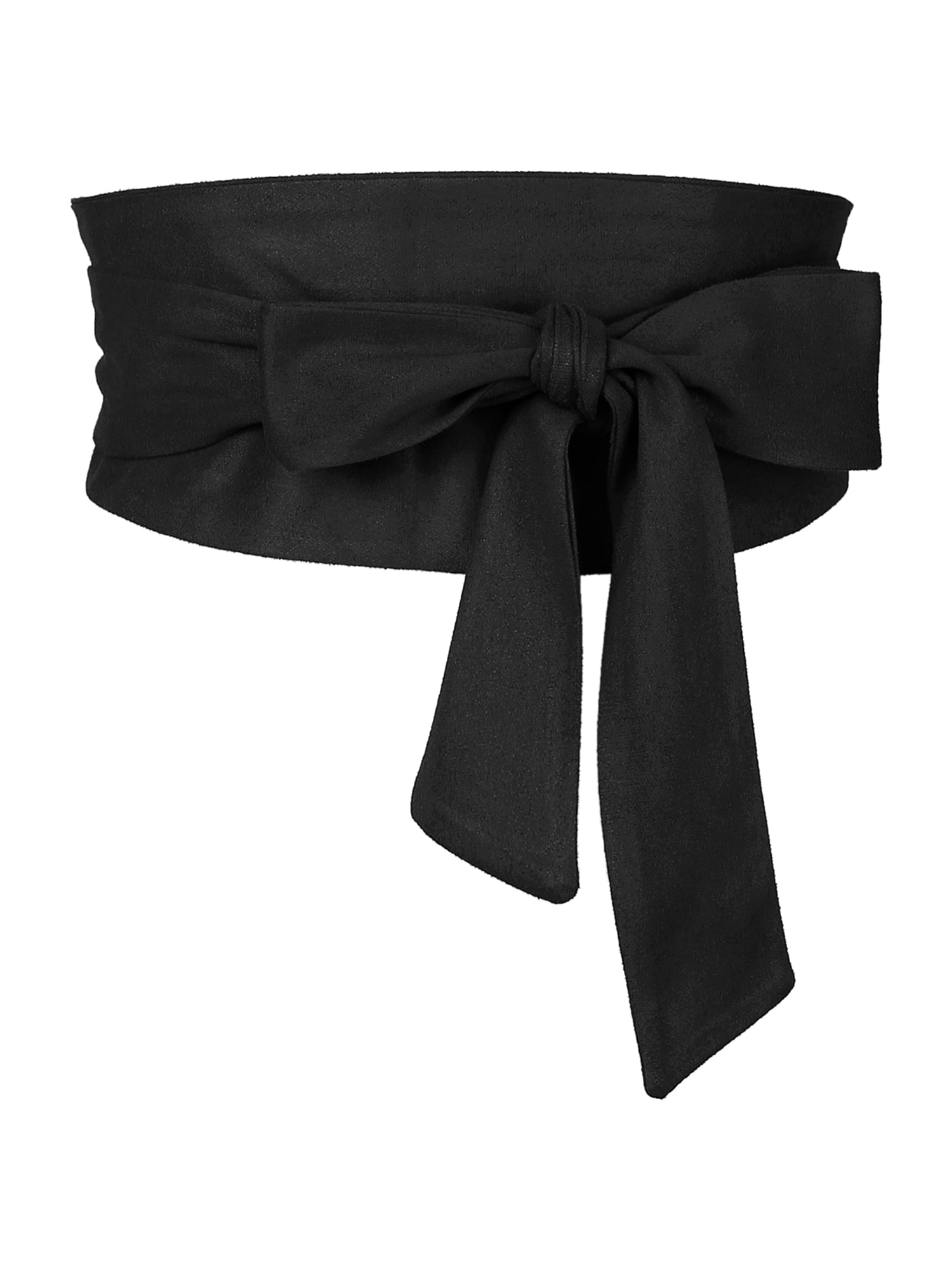 5266 Woman\'s Obi Sash Tie Plus Size Waist Band Wide Solid Color Genuine INSPIRE-CHIC-Women-Plus-Size-  main image 4
