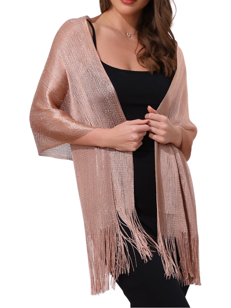 slim fit dress slacks Iridescent Champagne Gold Pashmina Shawl – Central Chic main image 0