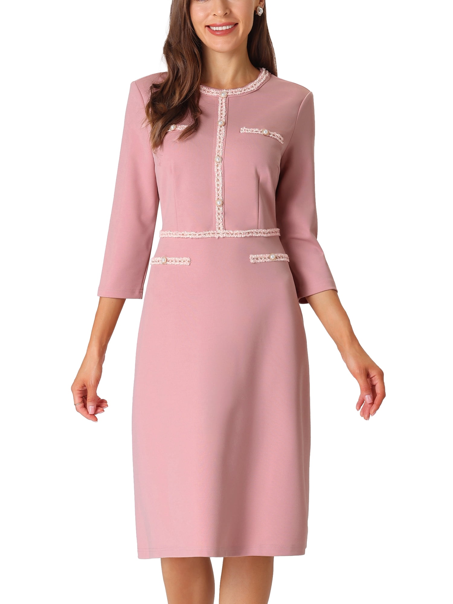 contrast color for pink dress Modelyn Women's Pink And White Contrast Color Spaghetti Strap Floral Decor Sleeveless Elegant Floor-Length Dress,Summer Satin Party Prom Wedding Guest Dress