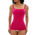thumbnail image 1 of REFINED ATTIRE Women's Tank Top Adjustable Straps Tummy Control No Trace Shapwear Camisoles L Rose Red, 1 of 5